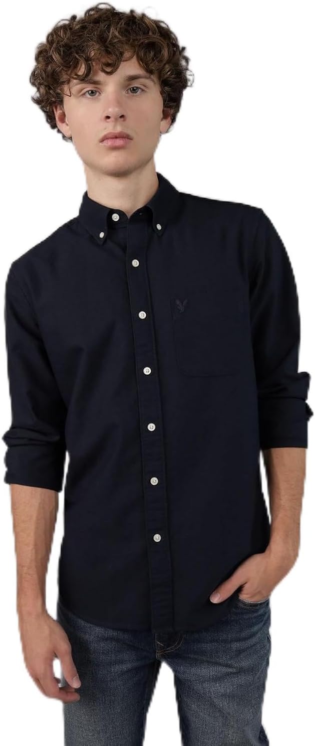 Mens Everyday Oxford Button-Up Shirt modern (pack of 1) - Navy