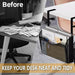 Uniface Mesh Metal Under Desk Drawer,Hanging Desk Organizer,Clamp On Under Desk Storage,Desk Side Storage for Office and Home