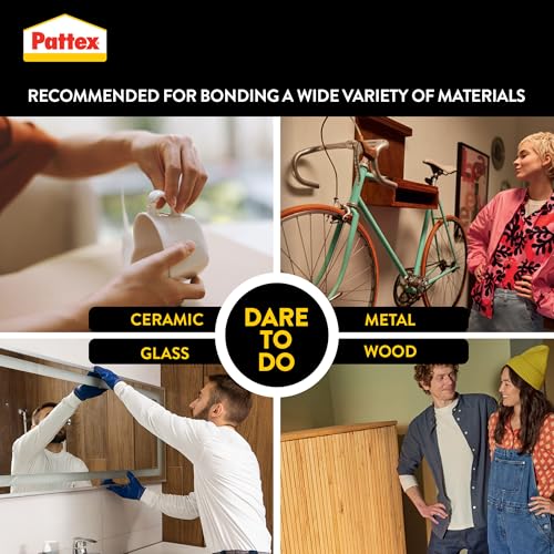 Pattex Sf525 Kitchen And Bath Premium Silicone Sealant, Mould Resistant, Ideal For Showers, Toilets Tiles, Easy Bathroom Sealant 1X280ML Cartridge