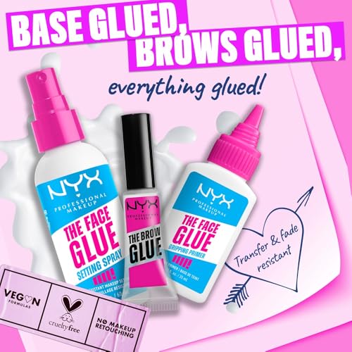 NYX Professional Makeup, The Face Glue Copack, Makeup Stuck Like Glue, Vegan Formula, Upto 24H Hydration