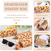 ZLFSRQ 3Pcs Checkered Makeup Bag for Women Large Cosmetic Bag Set Travel Toiletry Bag Makeup Pouch Bag for Purse Pink Zipper Storage Bag Organizer Cute Small Aesthetic Girls Car Essentials Bag