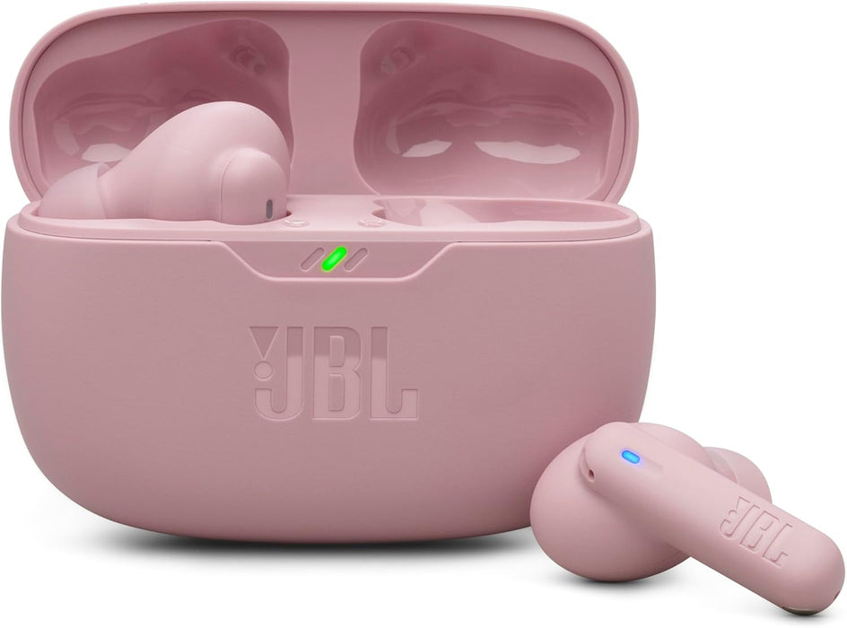 JBL Wave Beam 2 Adaptive Noise Cancelling with Smart Ambient True Wireless Earbuds, Deep Bass, Comfort Fit, 40H Battery, Hands-Free + VoiceAware, Water and Dust Resistant - Black, JBLWBEAM2BLK