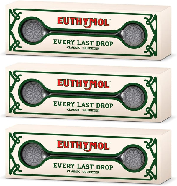 Euthymol Classic Toothpaste Squeezer x 2, Rolling Dispenser Roller Squeezers, Plastic Aluminum Metal Tube Toothpastes, Bathroom Accessor - Squeezer 1 count (Pack of 3)