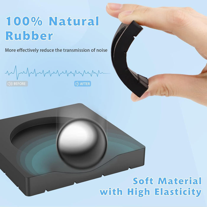 4 PCS Washing Machine Feet Pads, Anti Vibration Pads, Washing Machine Stand Rubber Material Shockproof No Water Accumulation for Washer Dryer Shock and Cancellation