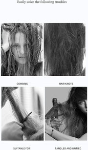 ALANX Detangler Hairbrush ï¼ŒMassage Curl Combï¼ŒDetangling Hair Brush for Women, Girls and Kids for Wet, Dryï¼ŒFine, Curly, Thick and Long Hair (WHITE/YELLOW)