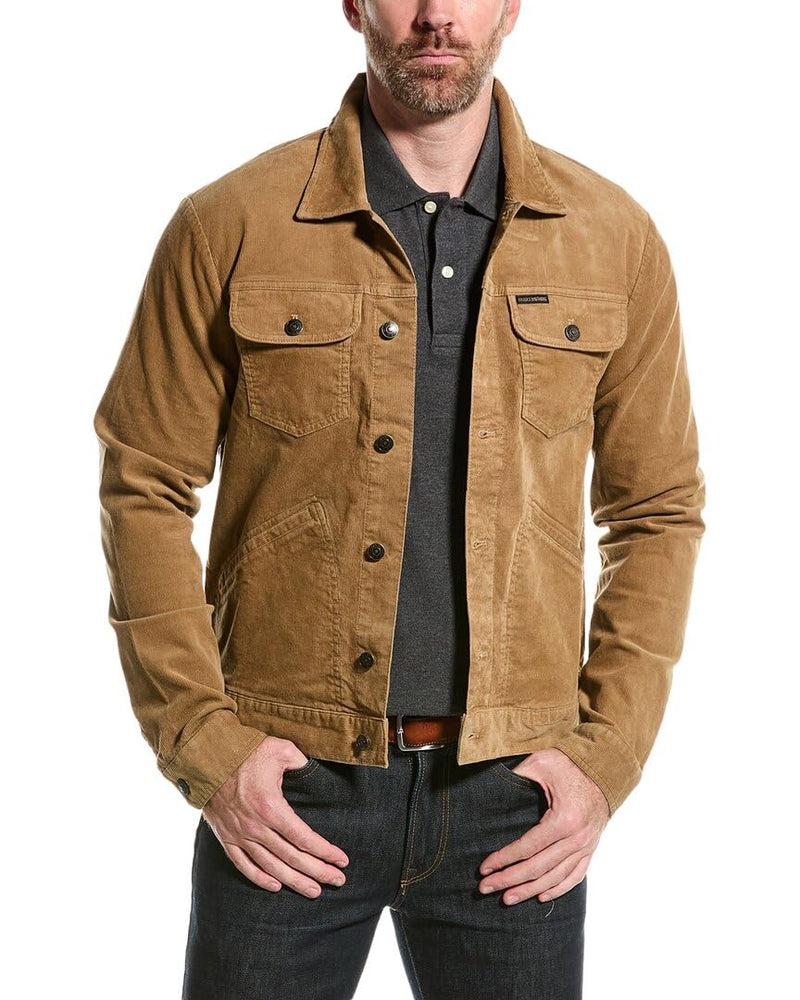 Brooks Brothers mens Corduroy Trucker Jacket Outerwear