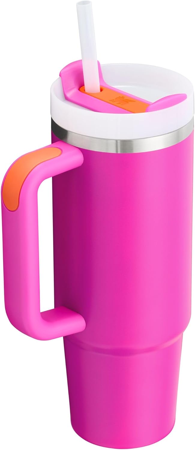 Stanley Quencher H2.0 Tumbler with Handle & Straw 40 oz | Twist On 3-Way Lid | Cupholder Compatible for Travel | Insulated Stainless Steel Cup | BPA-Free | Seafoam