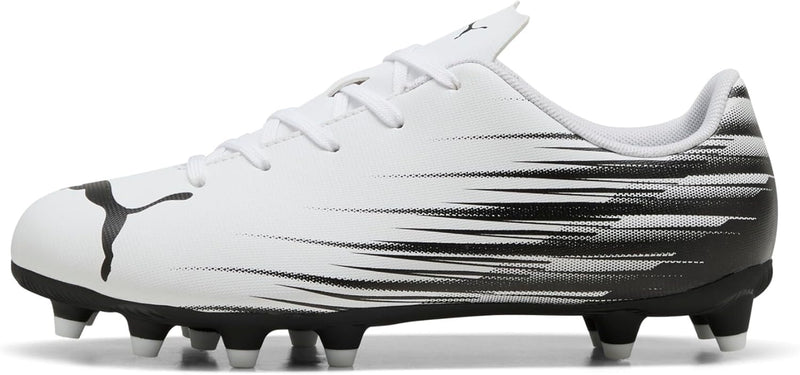 Attacanto Firm Ground/Artificial Ground unisex-child Sneaker - White-black Ah25