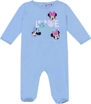 Disney Minnie Mouse Baby Girl Clothes - Toddler Baby Grow Sleepsuits From Ages 6 Months to 24 Months.