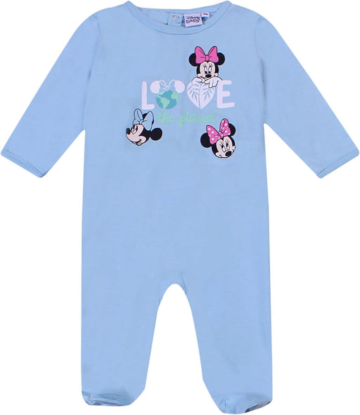 Disney Minnie Mouse Baby Girl Clothes - Toddler Baby Grow Sleepsuits From Ages 6 Months to 24 Months.