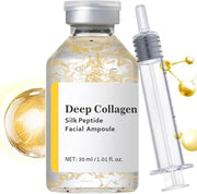 Deep Collagen PDRN Silk Peptide Intensive Ampoule SerumCopper Peptides Serum for Face with Collagen & Multi Peptidesfor Face & Neck (Deep Collagen) - Deep Collagen