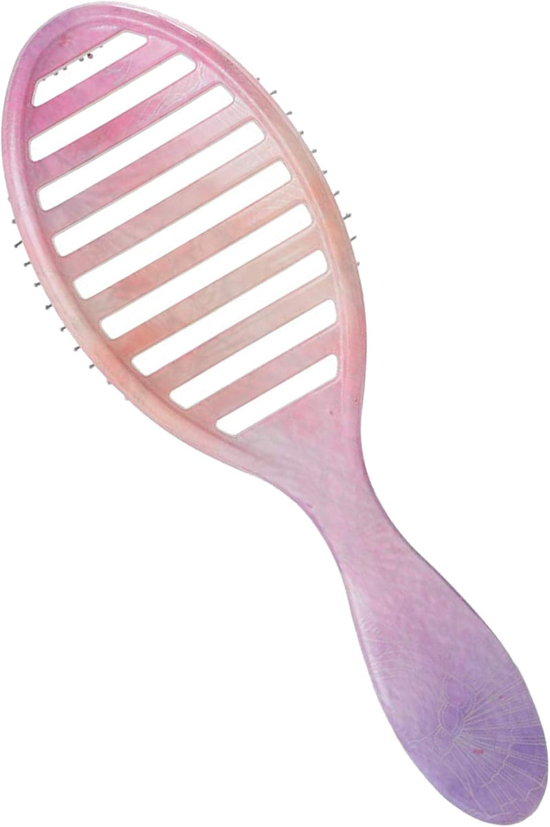 Wet Brush Speed Dry Hair Brush - Color Wash, Watermark - Vented Design and Ultra Soft HeatFlex Bristles Are Blow Dry Safe With Ergonomic Handle Manages Tangle and Uncontrollable Hair - Pain-Free