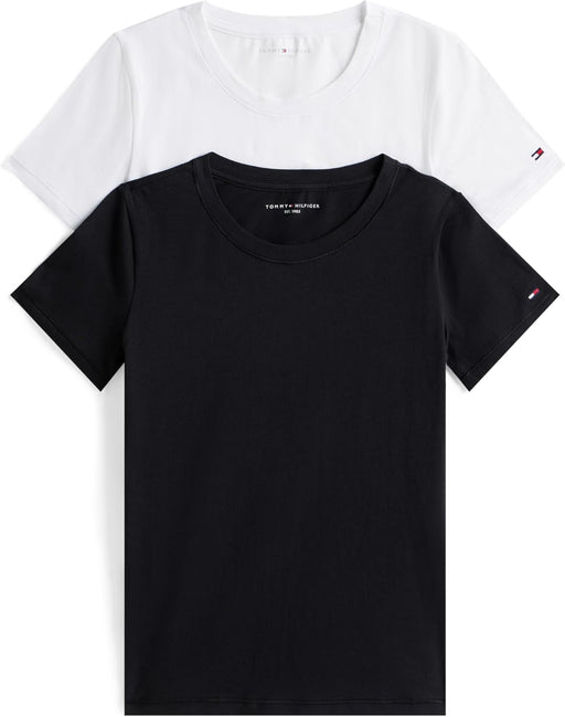 Womens 2 pack ss t-shirt Underwear Tops (pack of 1) - White/ Black