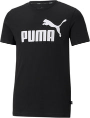 unisex-child ESS Logo Tee B Lifestyle Kids Shirts - Puma Black