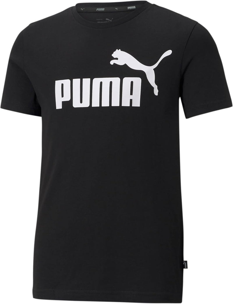 unisex-child ESS Logo Tee B Lifestyle Kids Shirts - Puma Black