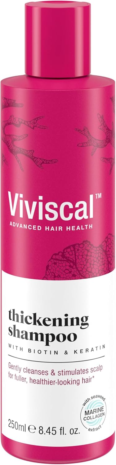 Advanced Hair Health Strengthening Conditioner Formulated with Biotin and Keratin Fortified with Marine Collagen & Seaweed Extract for Fuller Healthier-Looking Hair, 250ml - Shampoo
