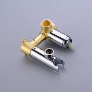TRUSTMI Toilet Concealed Hot and Cold Bidet Spray Set, Brass Hand Held Warm Water Sprayer Shattaf,Chrome