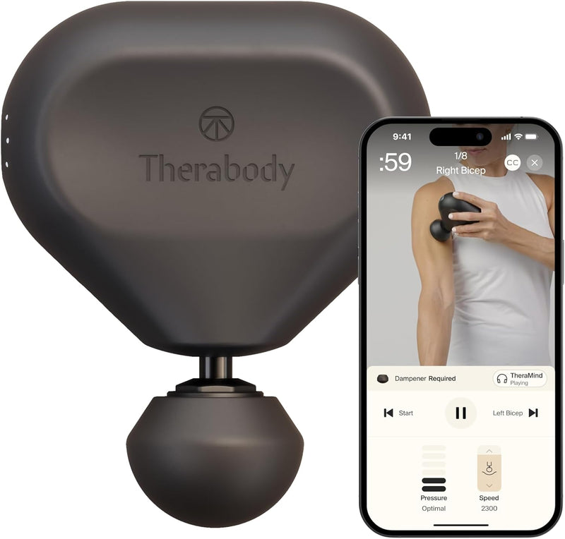 Therabody TheraGun Mini Massage Gun for Pain Relief, 3rd Gen Black Percussion Therapy