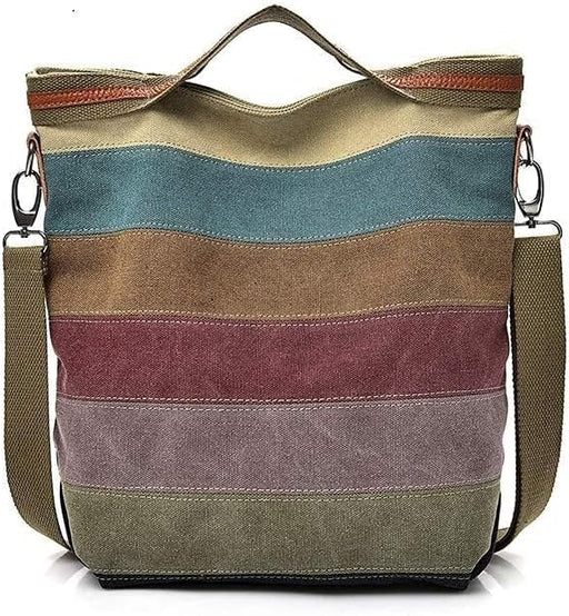 Canvas Multicolor Shoulder Bags For Women