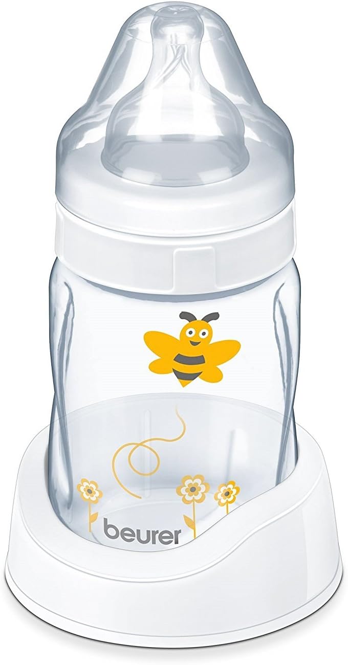 Beurer BY 40 Electric Breast Pump Compact & Quiet Breastfeeding Pump with Adjustable Suction Levels, LED Display & Soft Silicone Cushion BPA-Free, Easy to Clean German Quality, 3-Year Warranty