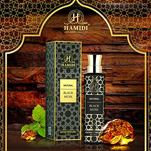 Hamidi Non Alcoholic Natural Musk Water Perfumes for Unisex 100ML - Perfumes Set - PACK OF 4 - Black - Hamidi - Signature - Tahara - perfume for men - perfume for women - fragrance - Offers