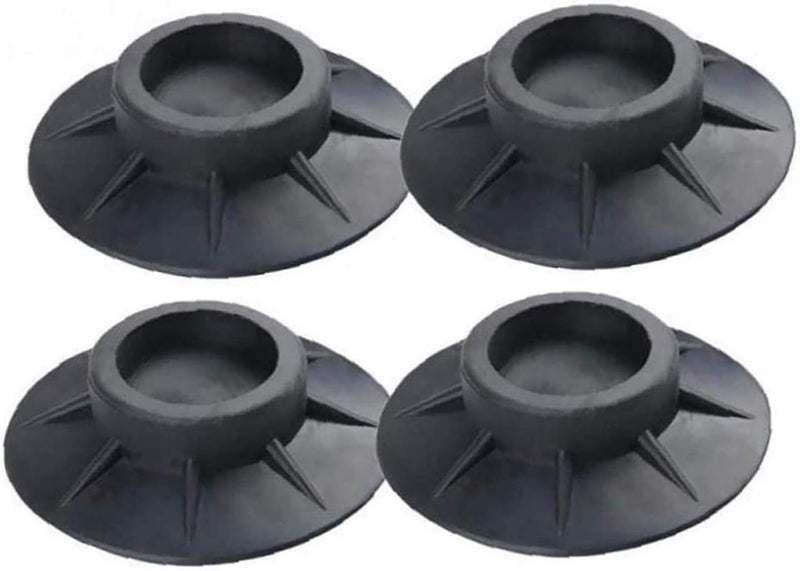 KuanDar clo Anti Vibrant Rubber Feet Damper Pads - Shock And Noise Cancelling, Washing Machine Feet, Non Slip Elasticity Furniture Mat, Washing Machine Base for Washing Machine Tumble Dryer (4Pcs)