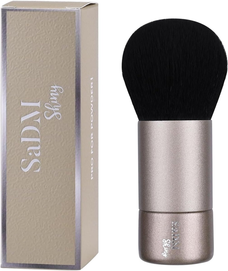 Kabuki Makeup Brush - Blender Brush for Powder, Cream, Liquid Foundation & Blush Blending - Professional Make Up Brush - Full Face Makeup Brush - Vegan & Cruelty Free