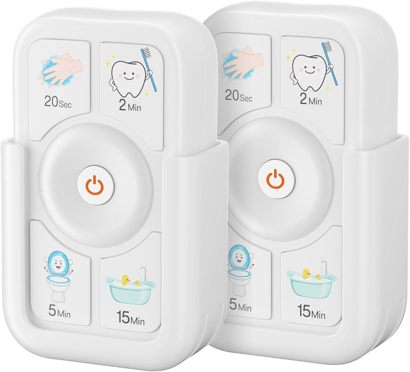 Kids Timer for Tooth Brushing, Washing, Toilet & Shower Blue - 2white