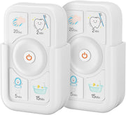 Kids Timer for Tooth Brushing, Washing, Toilet & Shower Pink - 2white