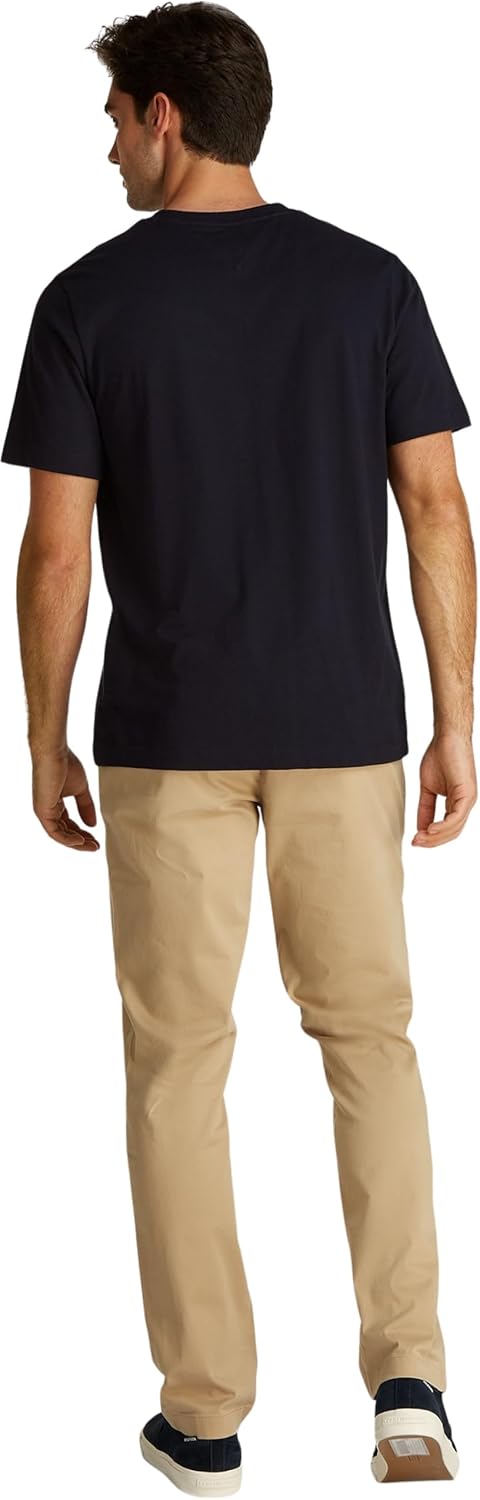 Tommy Hilfiger Mens Core Tommy Flag Logo Tee T-Shirt