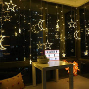 Eid Moon With Stars Decorative Lights | Ramadan Decoration Lights

