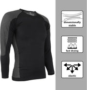 ALPIDEX Men's Functional Underwear Thermal Underwear Ski Underwear - Breathable, Warming and Quick Drying