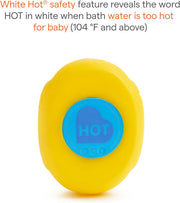 Munchkin White Hot Ducky, heat sensing, helps to maintain warm bath water temperature, ducky changes color when too hot, infant/baby/toddler/kids,0 months and above. - Yellow 1 Count (Pack of 1)