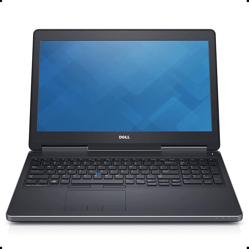 Dell Precision 7510 Ordinateur portable 15,0", Core i7-6820HQ, 2,7 GHz, 16 Go, SSD, 512 Go, Windows 10 Pro 64bit, Webcam (Renouvel√©) (Renewed)