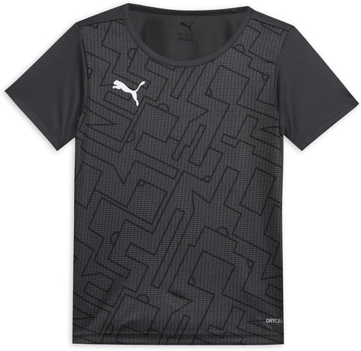 Unisex Kids individualRISE Graphic Jersey jr Asphalt T-Shirt - Asphalt-PUMA Black