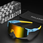 RINKUOLYO Sports Polarized Sunglasses for Men and Women Viper Sunglasses for Cycling Running Driving, M