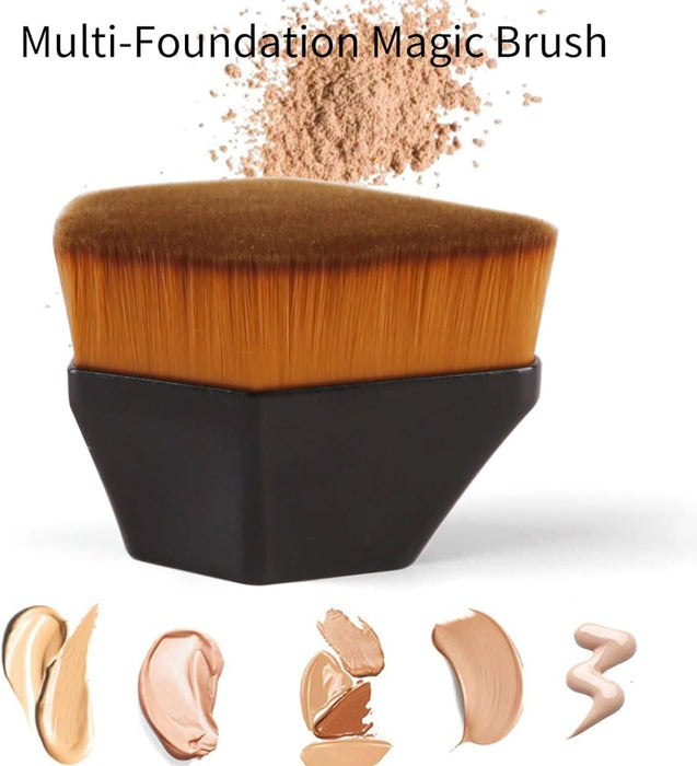Azonee Flawless Wand Foundation Brush,High-Density Seamless Foundation Brush BB Cream Makeup Brushes Loose Powder Black
