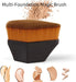 Azonee Flawless Wand Foundation Brush,High-Density Seamless Foundation Brush BB Cream Makeup Brushes Loose Powder Black