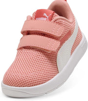 Courtflex V3 Mesh Inf boys Sportstyle Kids - Pink Fruit-PUMA White-Peach Frost