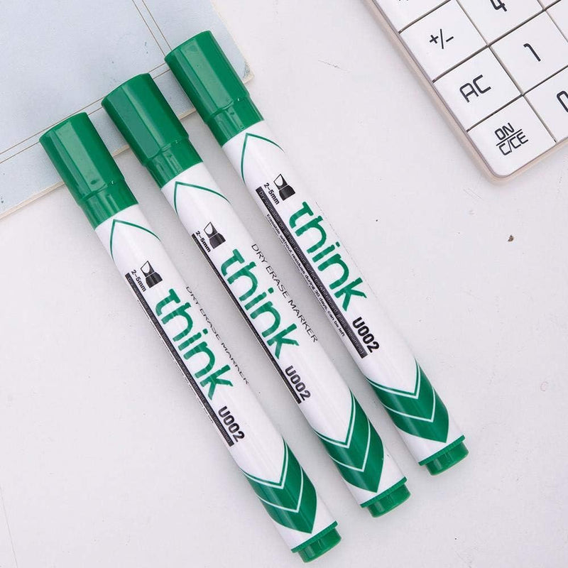 Deli Think 2-5mm Chisel Tip Dry Erase Markers 1x12Piece, Black