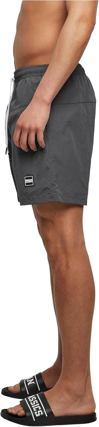 Urban Classics mens Block Swim Shorts Swim Trunks