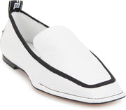 Paris Women's Zaza Driving Style Loafer - Bright White/Black