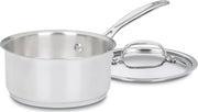 Cuisinart 744-24 Chef's Classic Stainless Stockpot with Cover, 6-Quart - Saucepan w/Cover