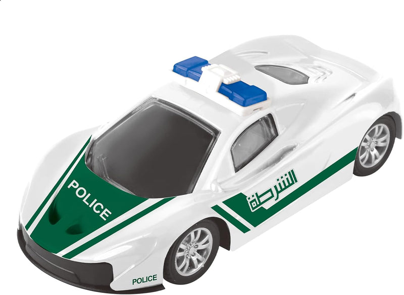 Pj Power Joy Vroom Vroom Diecast Dubai Police 1/43, Multicolor, Crd111 - 10.2 cm (L) x 4.5 cm (W) x 3.3 cm (H)