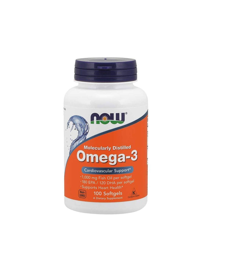 Now Foods Omega-3 1000Mg Softgels 100'S
