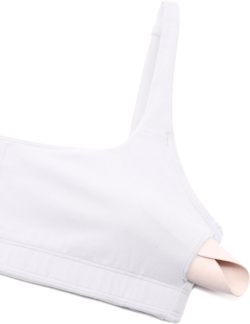 CRZ YOGA Butterluxe Spaghetti Strap Sports Bras for Women - Square Neck Yoga Wireless Low Coverage Padded Cami Crop Top