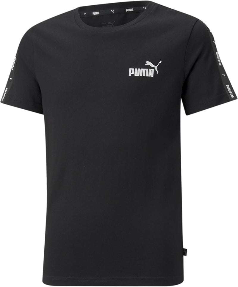 Boys ESS Tape Lifestyle Kids Shirts - Puma Black