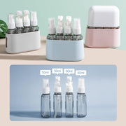4 Pack Travel Bottles Set for Toiletries: TSA Approved Travel Containers, 50ml/2oz Leak Proof Travel Size Accessories with Label and Storage Box, Perfect for Business or Personal Travel Use, Pink