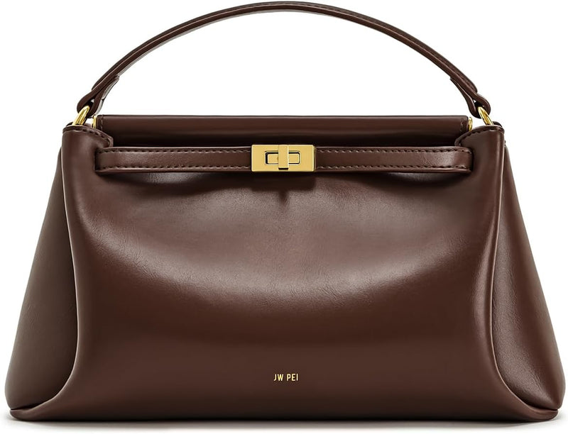 Women's Carmen Top Handle Bag - Reddish Brown