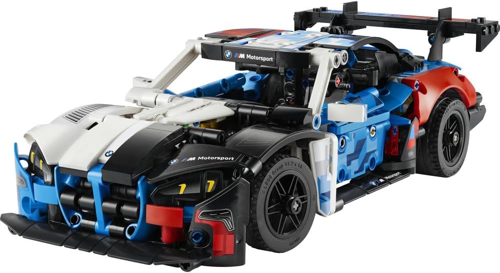 Technic BMW M4 GT3 EVO Race Car Toy - Model Kit w/ V6 Engine, Steering & Opening Doors - Gaming Gift for 11+ Year Old Boys & Teenage Motorsport Fans - 42226